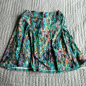 Dona Jo Ultimate Multicolor Women Tennis Skort Size S pickleball Mini Skirt